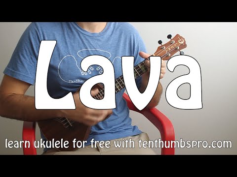 Pixar’s Lava – Ukulele Tutorial – How to play easy beginner Ukulele songs