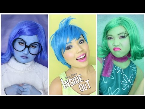 ‘INSIDE OUT’ Makeup Tutorial (Disgust, Sadness, Joy, Anger & Fear)